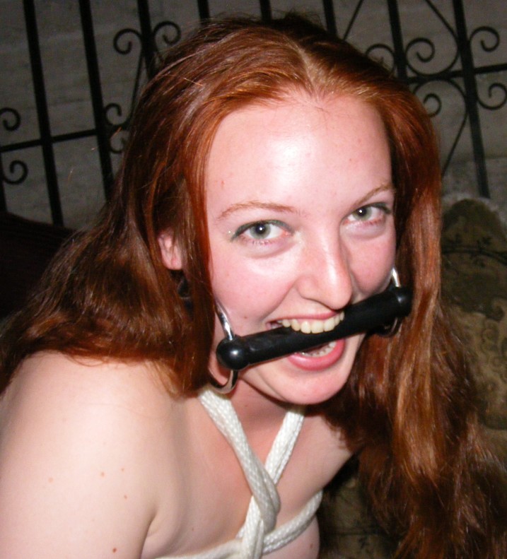 Gagged and Grinning